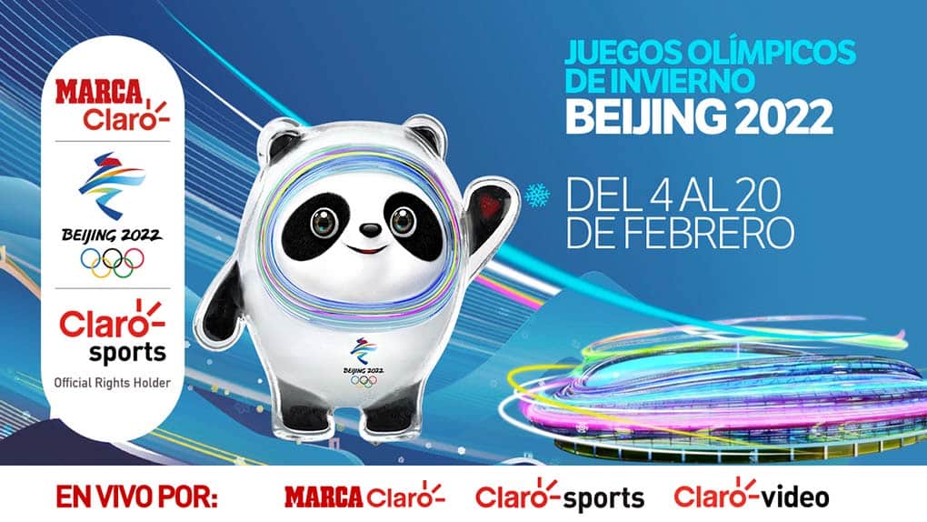 Los Juegos Olímpicos de Invierno Beijing 2022 por el canal de Marca Claro en YouTube   