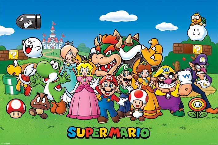 Super Mario Y Todos Sus Personajes