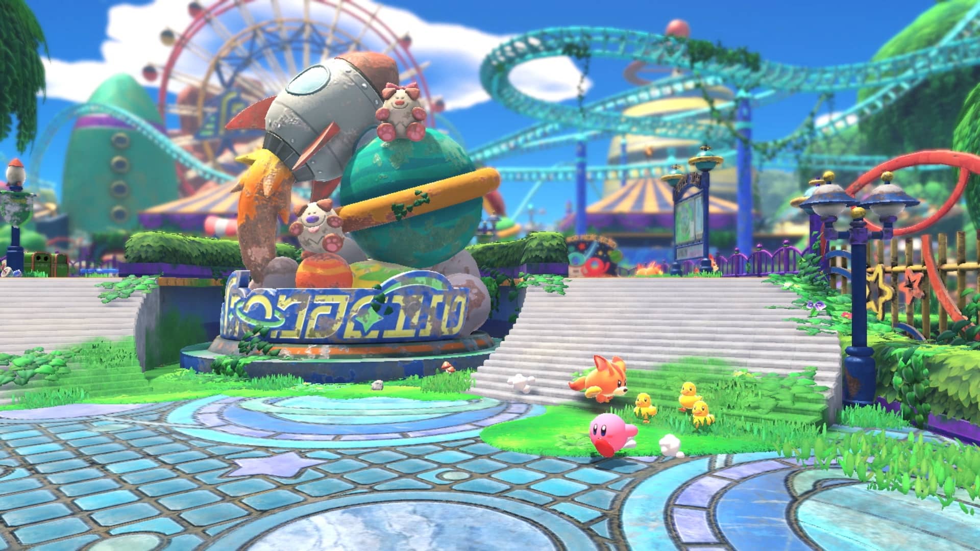 Presentación Del Ambiente Del Nuevo Videojuego De Kirby