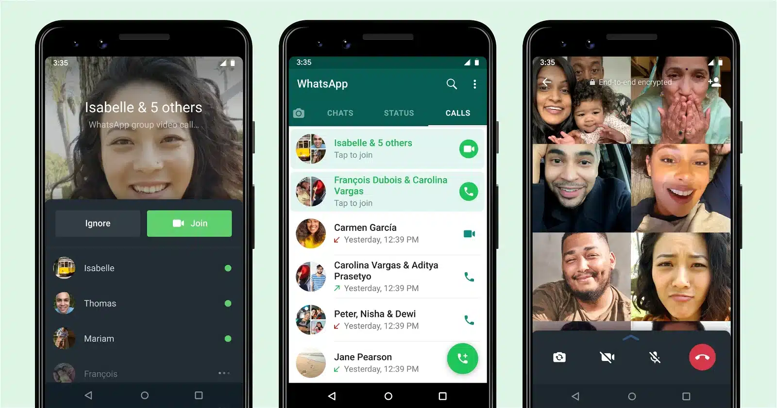 Nuevas Interfaces De Llamada Para Mensajes De WhatsApp