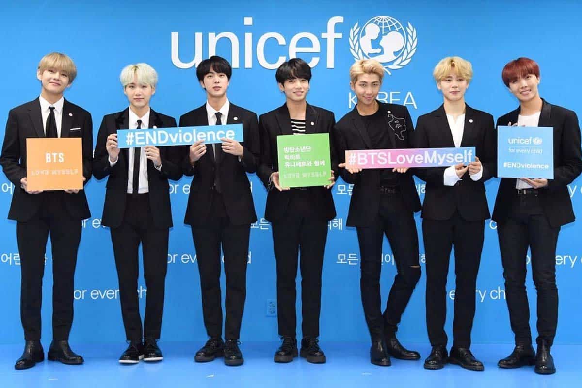 Presentación De BTS En La UNICEF