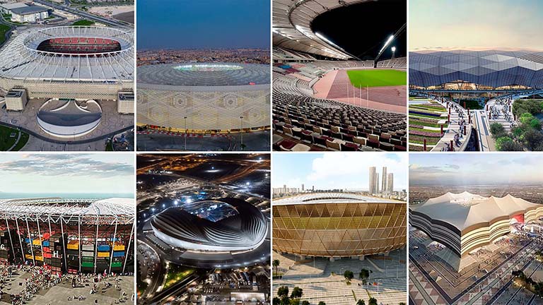 Mural De Estadios Qatar 2022