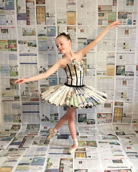 Vestido De Ballet Con Material Reciclado