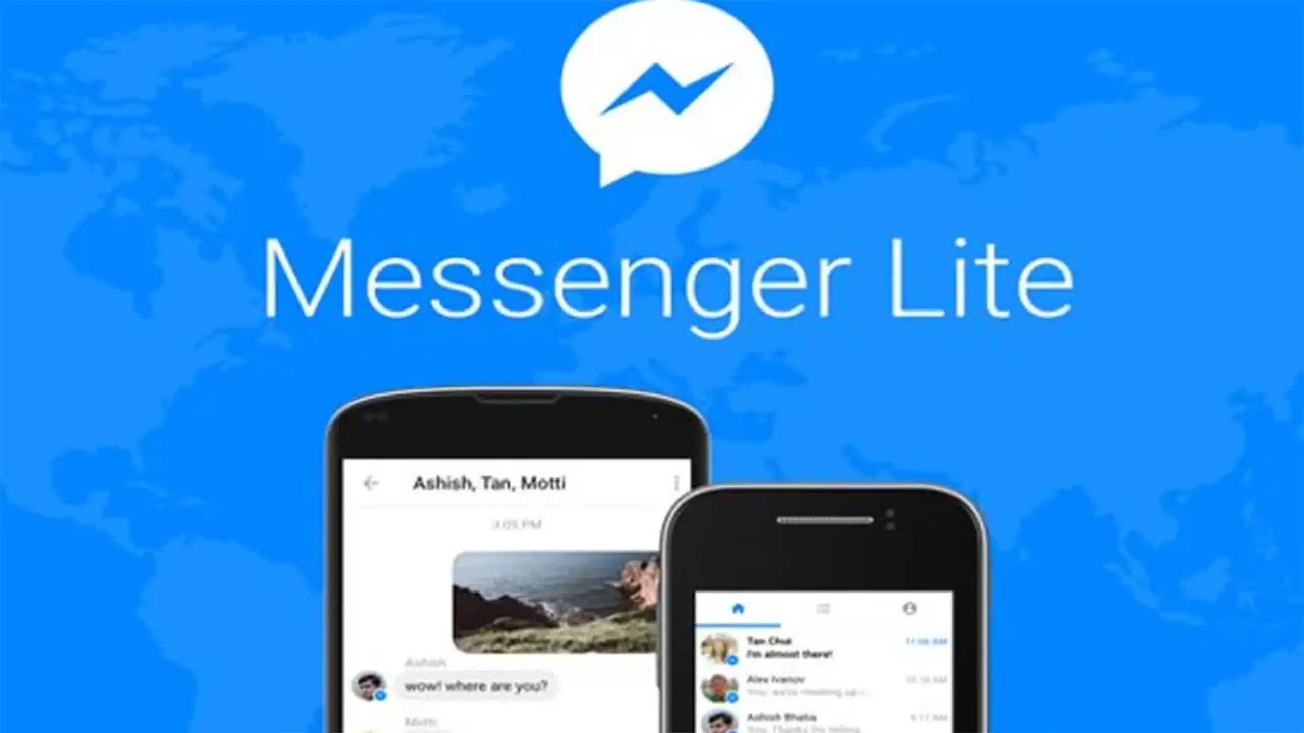 Banner De Presentación De Messenger Lite