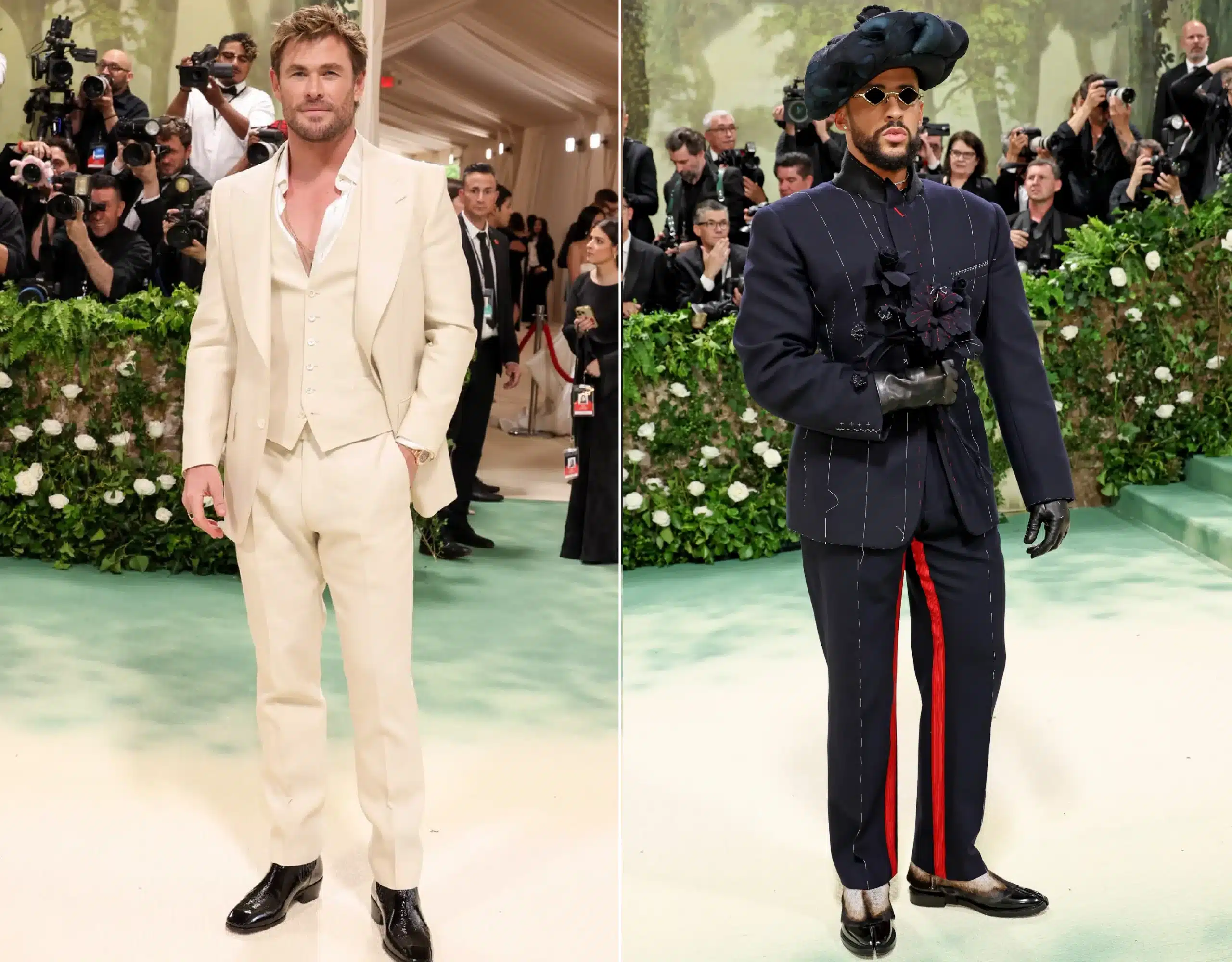 Met Gala 2024 Bad Bunny Y Chris Hemsworth