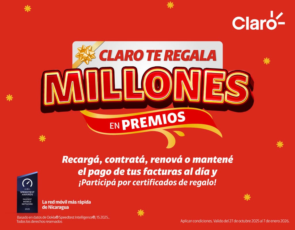 Claro te regala Millones: disfrutá la Navidad con más premios, más conexión y más diversión
